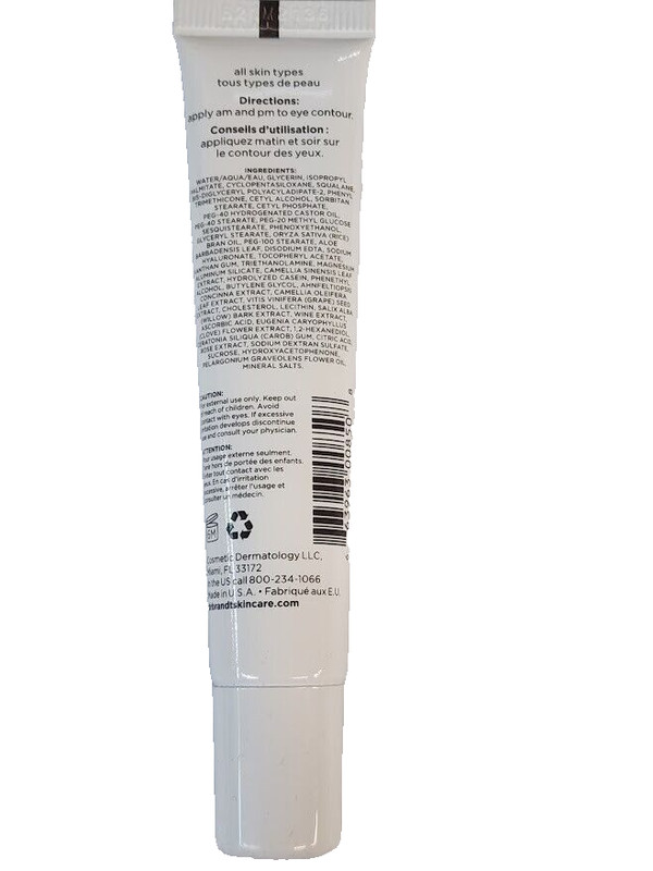 Dr Brandt Eye Cream Wrinkles Dark Circles Puffiness All Skin Types Full Sz Tube gallery