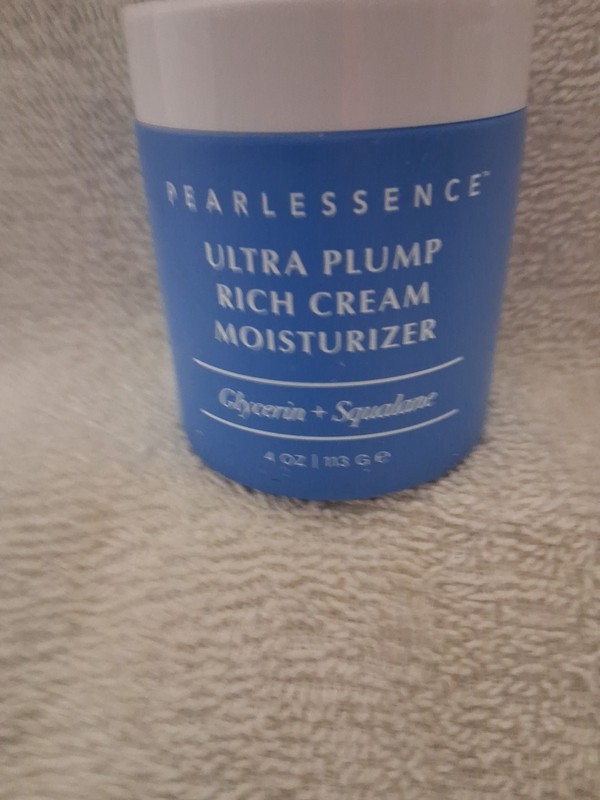 New Pearlessence Ultra Plump Rich Cream Moistirizer – Glycerin + Squalane- 4 oz