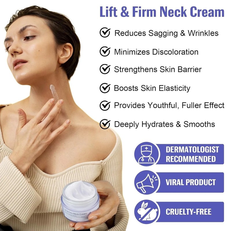Go New Pure Beauty Tighten & Lift Neck Firming Cream - Anti-Aging Neck Creams fo gallery