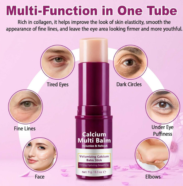 Calcium Multi Balm Stick, Wrinkle Repair & Firming Balm, Collagen Infused. gallery