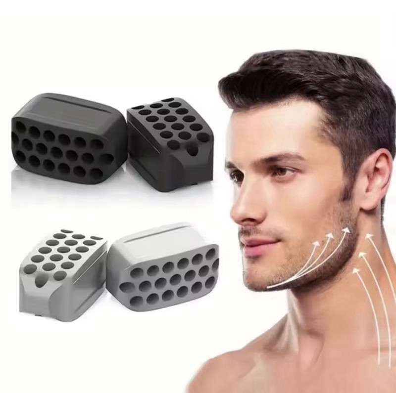 Jawline Trainer Exerciser Mouthpiece Face Lift Jaw Corrector | Color: Black