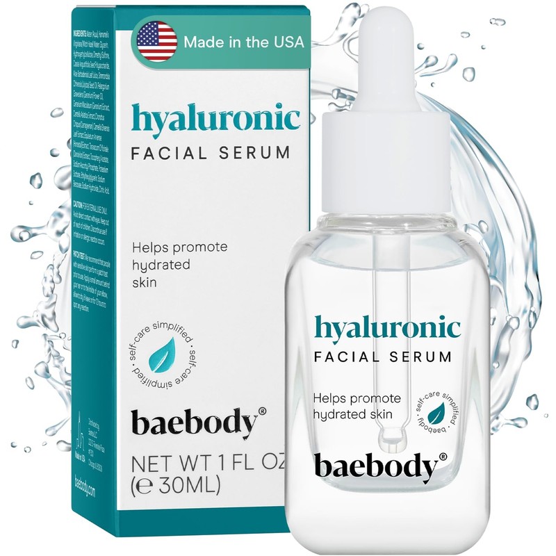 Hyaluronic Acid Serum for Face – Anti-Aging, Hydrating, Plumping, 1 oz