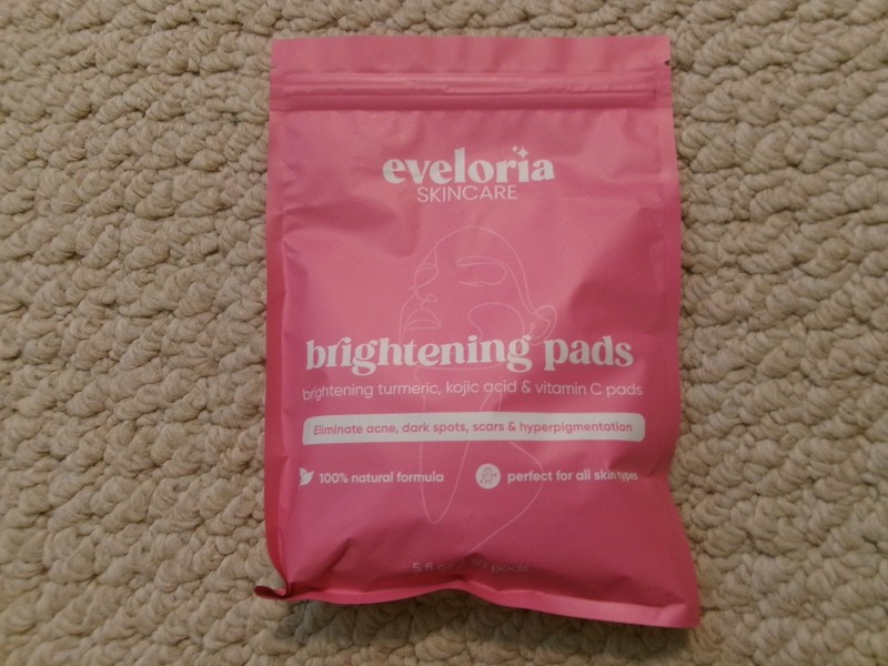 Eveloria Skincare-Brightening Pads-30 Count-100% Natural-Exp 11/19/2027