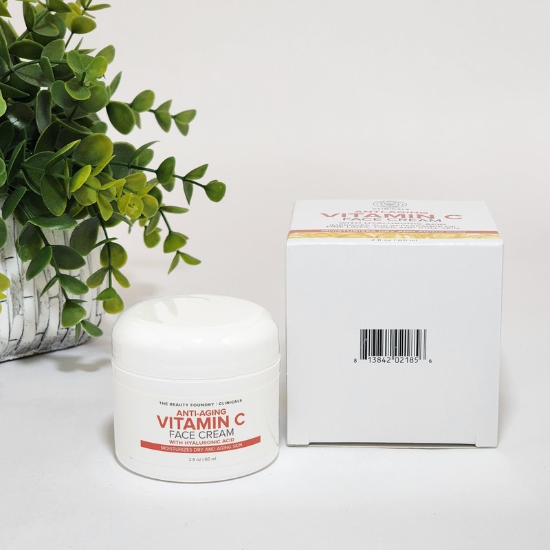 The Beauty Foundry Anti-Aging Vitamin C Face Cream Hyaluronic Rosehip Rosemary gallery