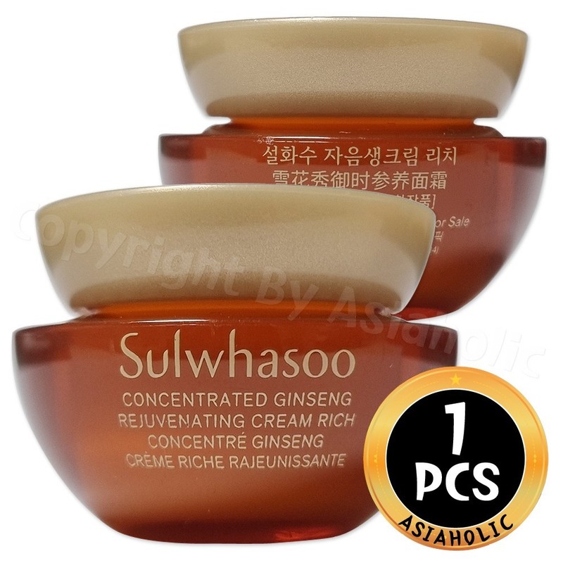 Sulwhasoo Concentrated Ginseng Rejuvenating Cream Rich 5ml x 1pcs (5ml) Newest