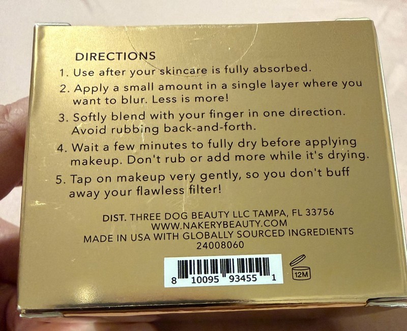 Nakery Beauty Flawless Filter Wrinkle Filler Blur Pore Redness Discoloration 1oz gallery