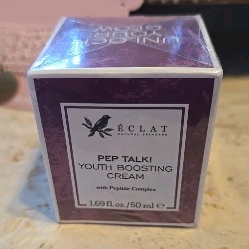 Eclat Natural Skincare Pep Talk! Youth Boosting Cream 1.7 fl oz NIB