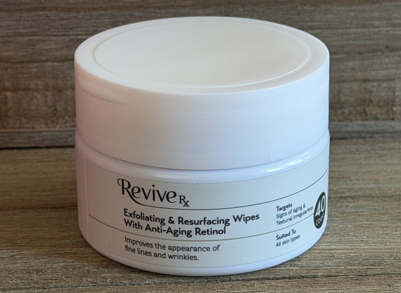 REVIVE Rx Exfoliating Resurfacing Wipes w/ Anti-Aging Retinol 40ct SEALED #DM50