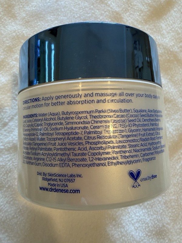 Dr. Denese HydroShield Body Emulsion W/Triple Peptides, Jumbo 8 fl oz, New gallery