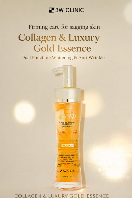 3W Clinic Collagen & Luxury Gold Revitalizing Comfort Gold Essence 150ml gallery