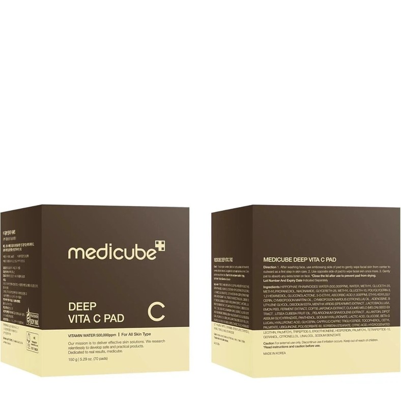 Medicube Deep vita C pad - 70 pads,150g - Brightening &Hydration gallery