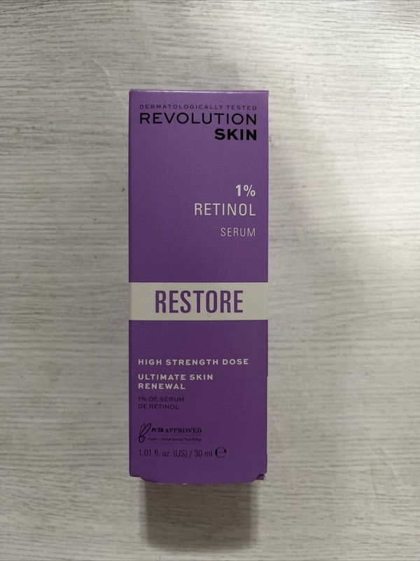Revolution Skin 1% Retinol Restore Serum, Ultimate Skin Renewal 1.01 Fl Oz