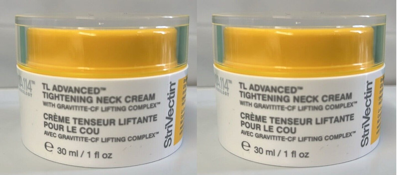 2x Strivectin TL advanced Neck Tightening Cream with NIA114, 1ozeach, NEW