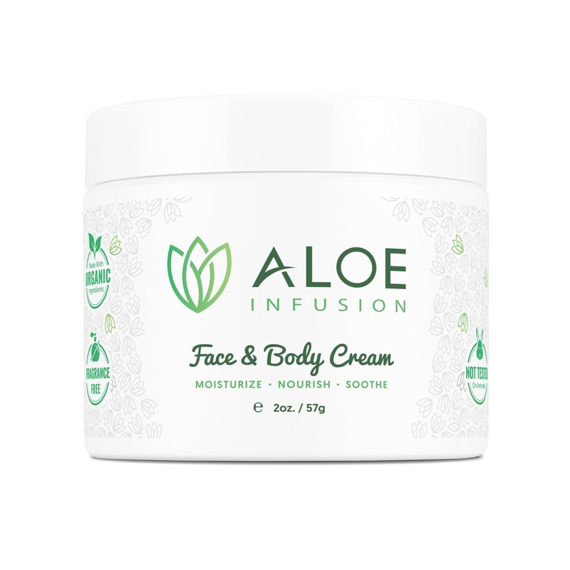 Aloe Vera & Body Cream – Natural Moisturizer for Dry, Sensitive & Irritated S…