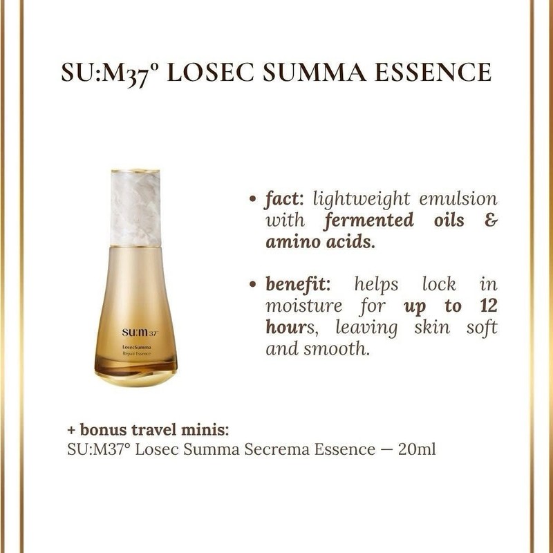 Sum37 Losec Summa Repair Essence 230ml Limited Edition Set New gallery