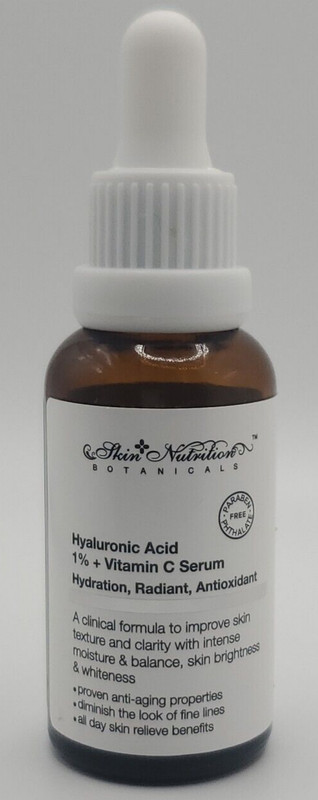 HYALURONIC ACID 1% +Vitamin C SERUM Cremates De Skin Nutritious
