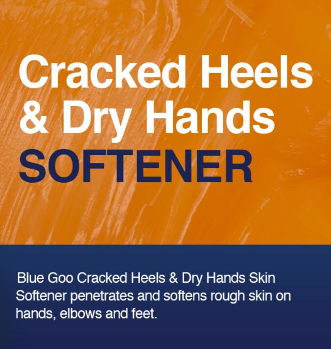 2 Pack Blue Goo Cracked Heel Skin Softner 2 oz-Multi Use Hands, Feet, Elbows-NEW gallery
