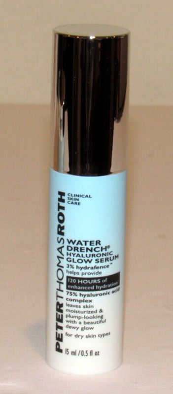 Peter Thomas Roth Water Drench Hyaluronic Glow Serum 0.5 Oz 15 mL NWOB