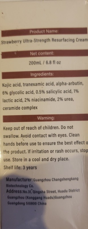 Strawberry Skin Resurfacing Cream Triple Acid Complex + B3 6.8 FL OZ gallery