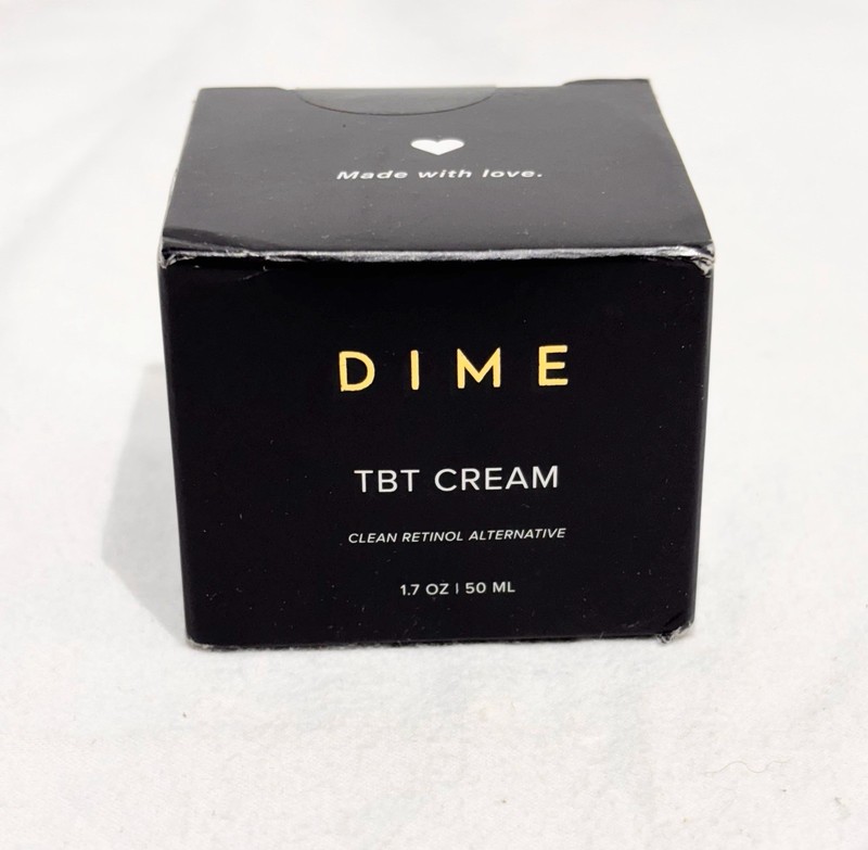 Dime TBT Cream Clean Retinol Alternative NEW IN BOX SEALED Vegan Fragrance Free