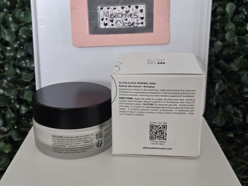 Dr. B Lab~Glycolic Acid Renewal Mask~1oz / 30g~Full Size~NIB gallery