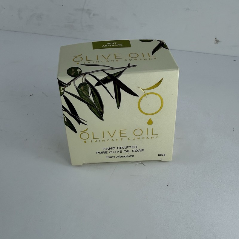 Olive Oil Skincare Co. Mint Absolute Hand Crafted Pure Olive Oil Soap ￼