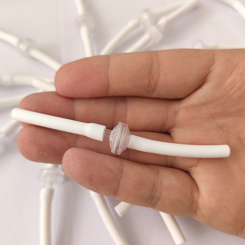 Replacement Connect Rubber Tubes 10/20/50Pcs Spare Part Cartridge Tip Home Use