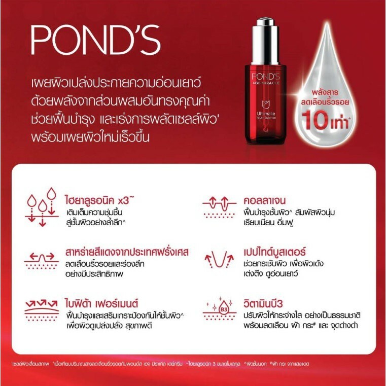 Pond's Age Miracle Ultimate Youth Essence Reduce Wrinkle Serum 30 G. gallery