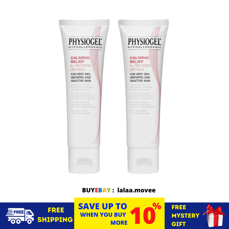 2 X PHYSIOGEL CALMING RELIEF A.I RESTORING LIPID BALM 50ML
