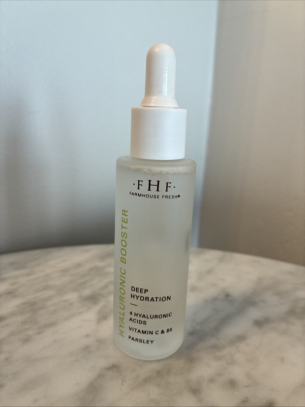 Farmhouse Fresh FHF Hyaluronic Booster 1 oz Deep Hydration Replenish. No Seal