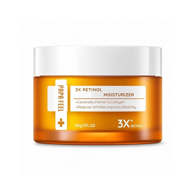Papa Feel 3X Retinol Face Cream 30g Ceramide & Vitamin E Moisturizer