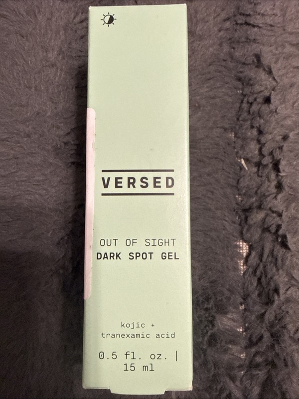 Versed Out of Sight DARK SPOT GEL 0.5 fl oz Kojic Tranexamic Acid NEW IN BOX