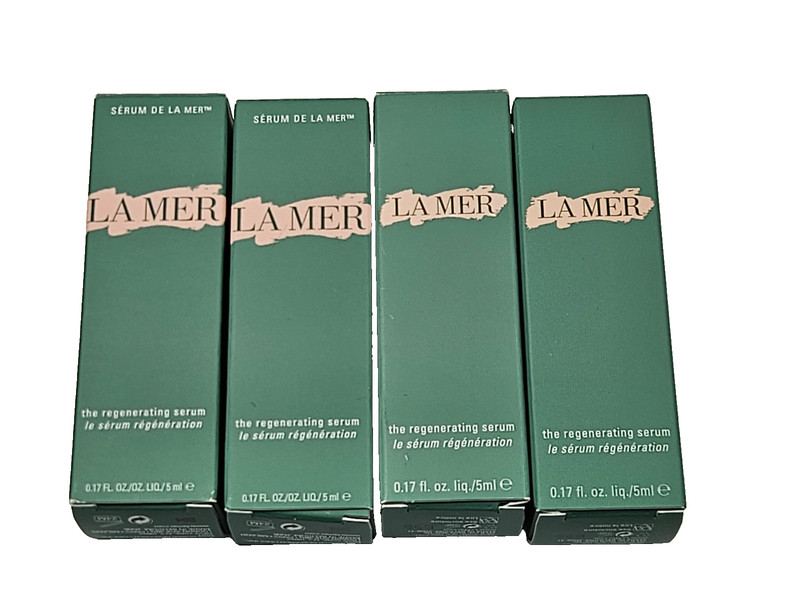 4 LA MER The Regenerating Serum Travel Size .17 oz / 5 mL New in box