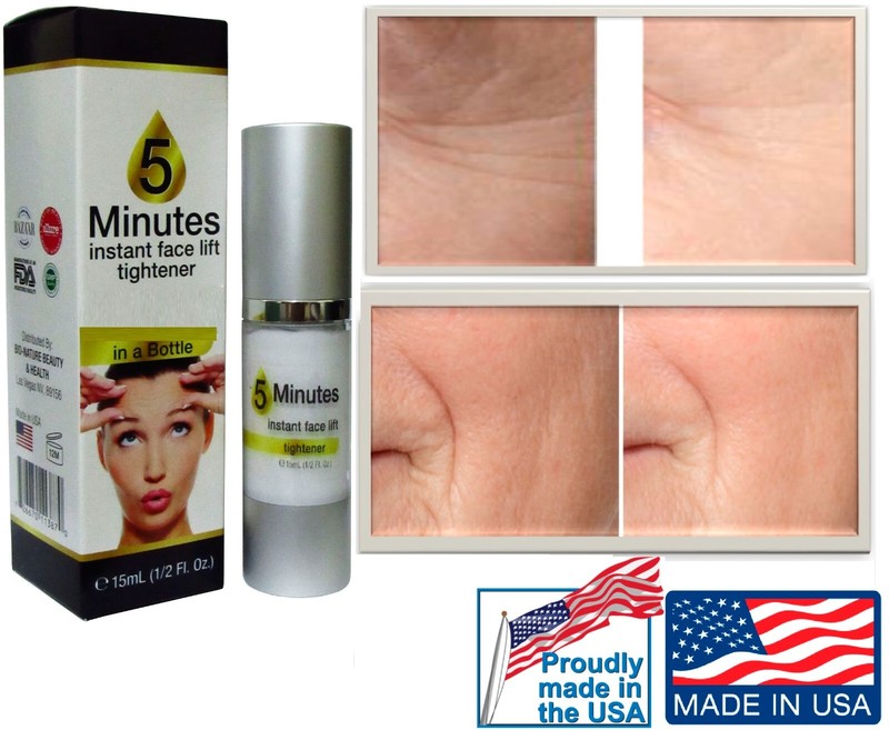 5 MINUTES INSTANT face LIFT Plastic Surgery in a bottle large pores sag tighten gallery