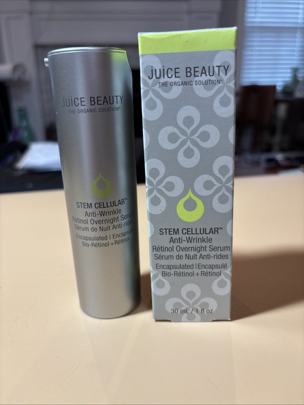 Juice Beauty Stem Cellular Anti-Wrinkle Retinol Overnight Serum ~ 1 fl oz ~ NIB