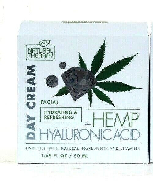 1 Count Natural Therapy 1.69 Oz Hemp & Hyaluronic Acid Hydrating Day Cream