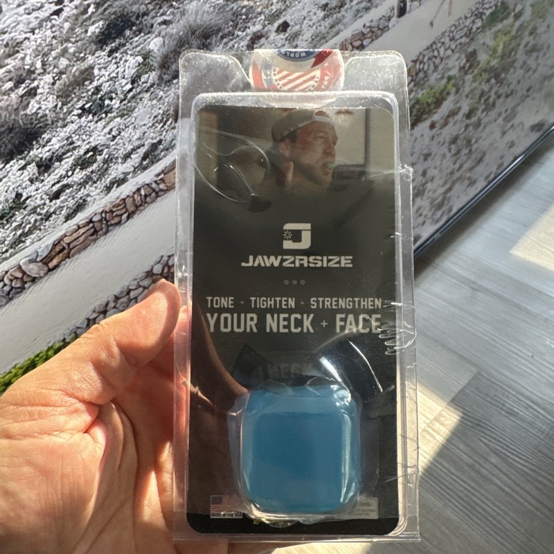 Jawzrsize Jaw Face Neck Exerciser – Define Your Jawline Blue