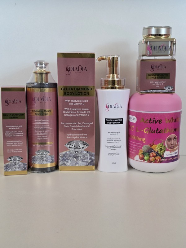 GLUTA DIAMOND MIRACLE SUPER WHITE AND GLUTA COLLAGEN & C CAPSULES Skin Booster gallery