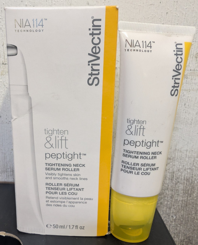 StriVectin Peptight Tightening Neck Serum Roller 1.7 oz NEW Unused Open Box
