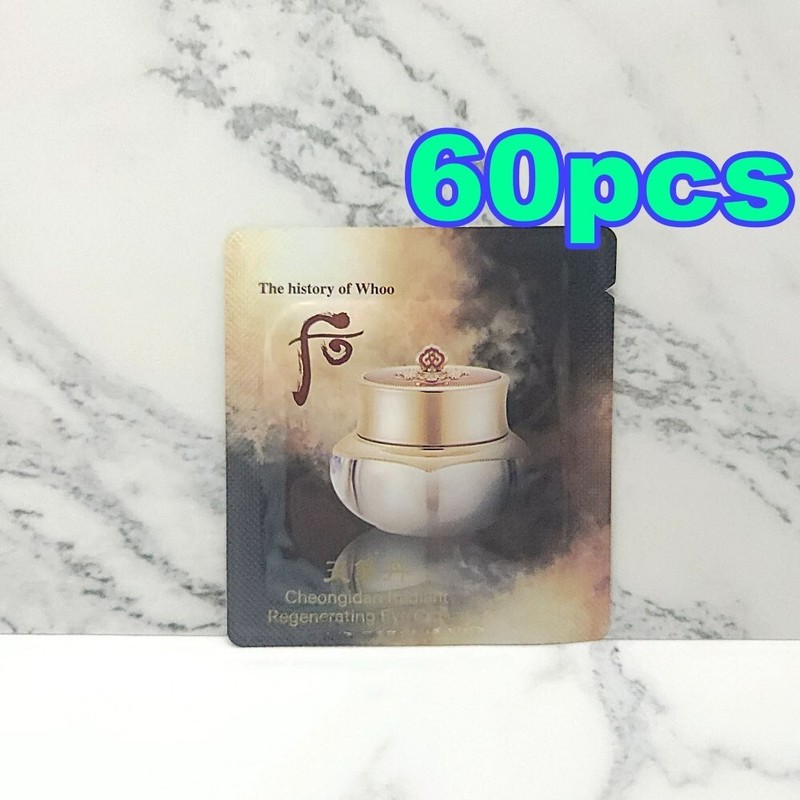 The history of Whoo Cheongidan Radiant Regenerating Eye Cream 1ml x 60pcs