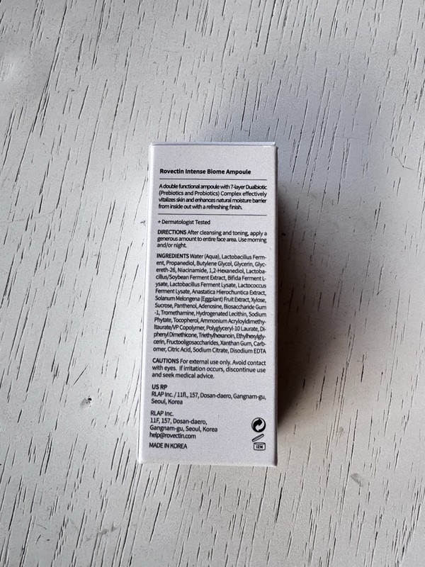 Rovectin Intense Biome Ampoule 30ml – Dual Biotics, Slow Aging – Made in Korea gallery