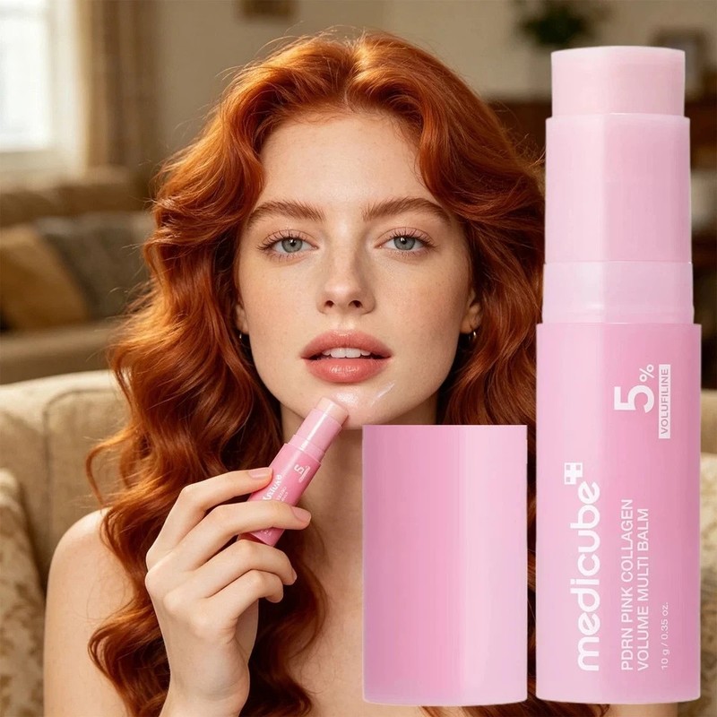 [MED ICUBE] PDRN Pink Collagen Volume Multi Balm - 10g gallery