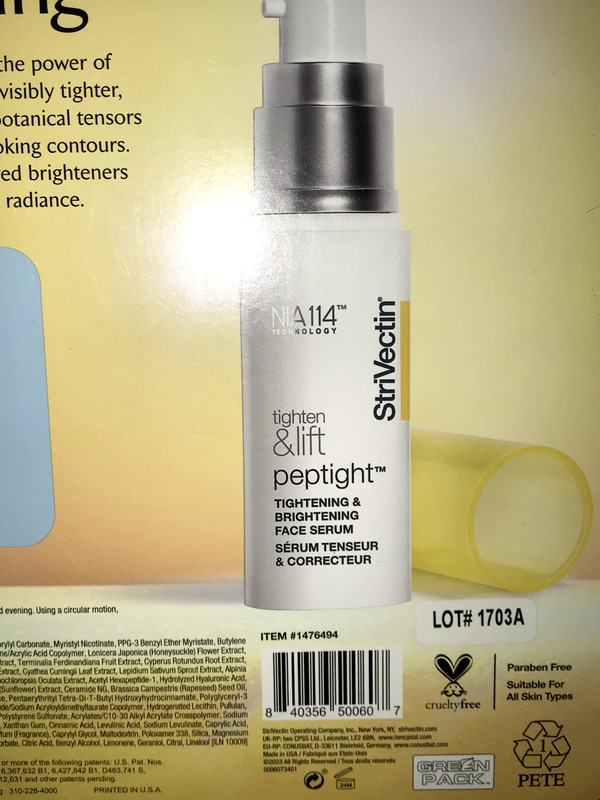 NEW - Stri Vectin Tighten & Lift Peptight Serums for Face and Eyes - 2 pack. gallery