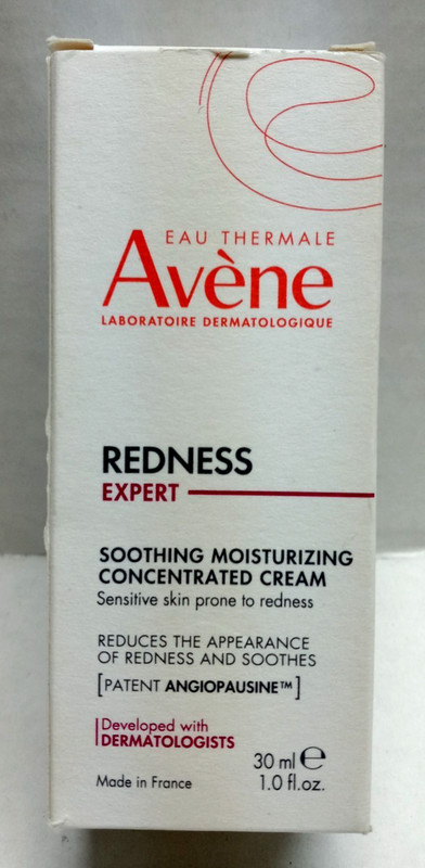 Avene Redness Expert Soothing Moisturizing Concentrated Cream 1oz 30ml 03/27 NEW