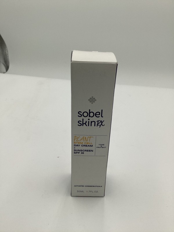 Sobel Skin Rx Plant Stem Cell Day Cream + Sunscreen SPF 30 1.7oz Exp 01/25 KM