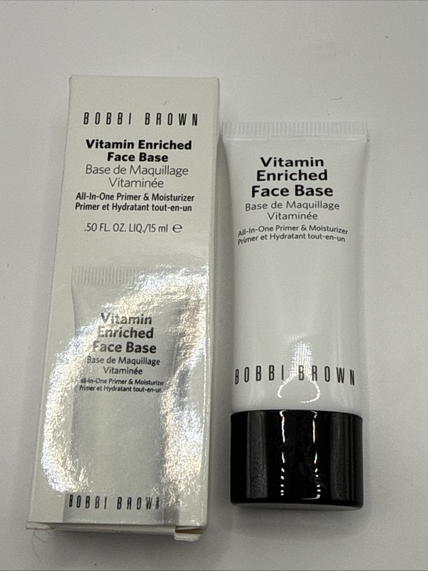 NIB Bobbi Brown VITAMIN C & E-ENRICHED FACE BASE 0.50 Floz Free Shipping