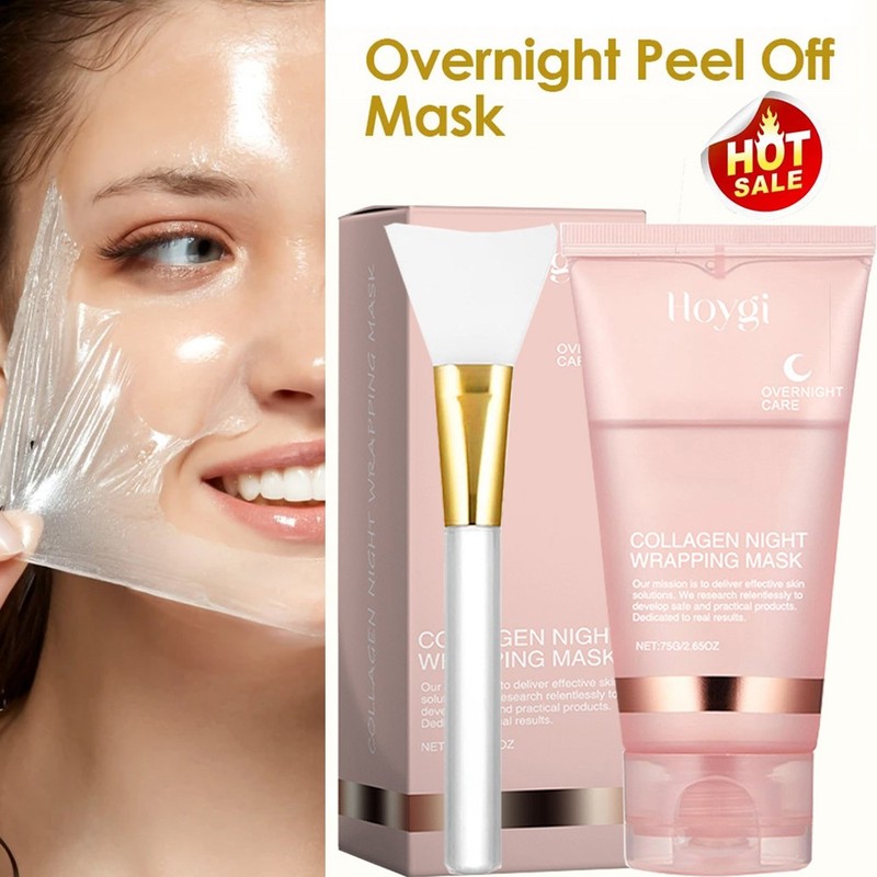Collagen Facial Peel-off Mask & Brush Lifting Firming Moisturizing Anti-Wrinkle gallery