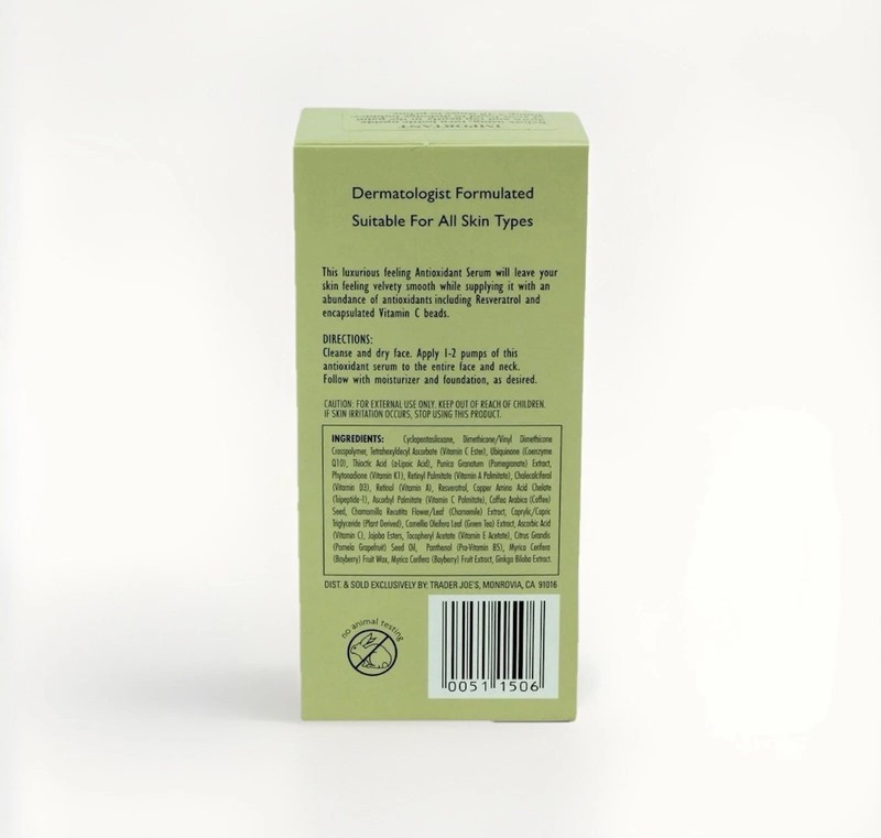 2X Trader Joe's Antioxidant Facial Serum - 1 fl oz (30mL) - 2 Pack gallery