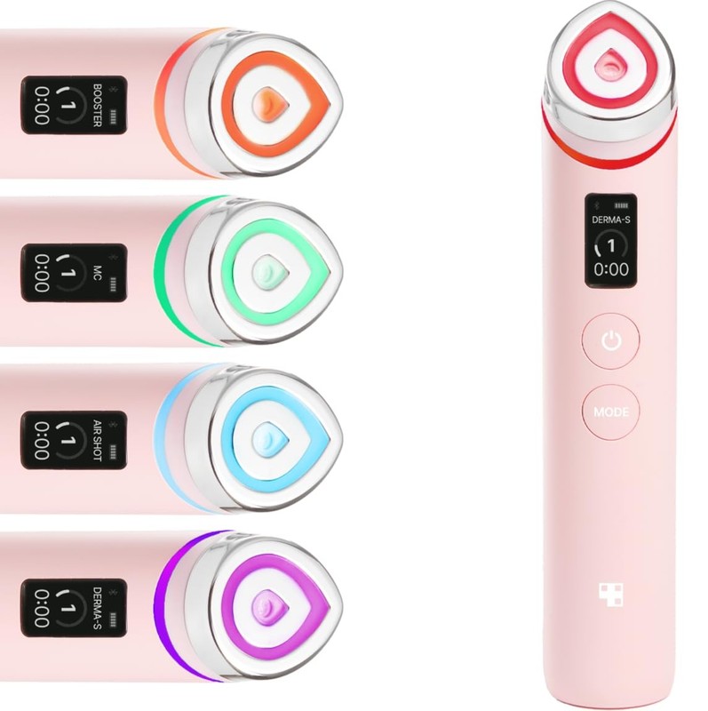 medicube Booster Pro | 6-in-1 Real Glass Glow Beauty Massager | for Clear, Ra…