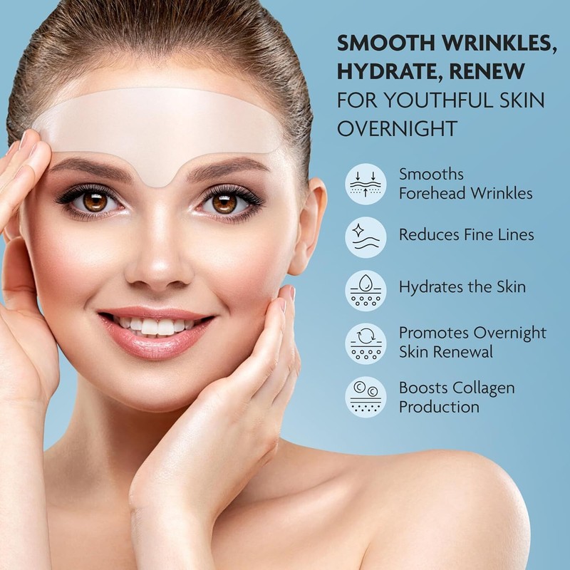 Dersie Silicone Forehead Wrinkle Patches Reusable Anti Wrinkle Pads for Wrinkles gallery